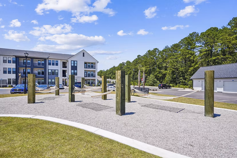hammock/recreational area at Selene at Sayebrook Apartments