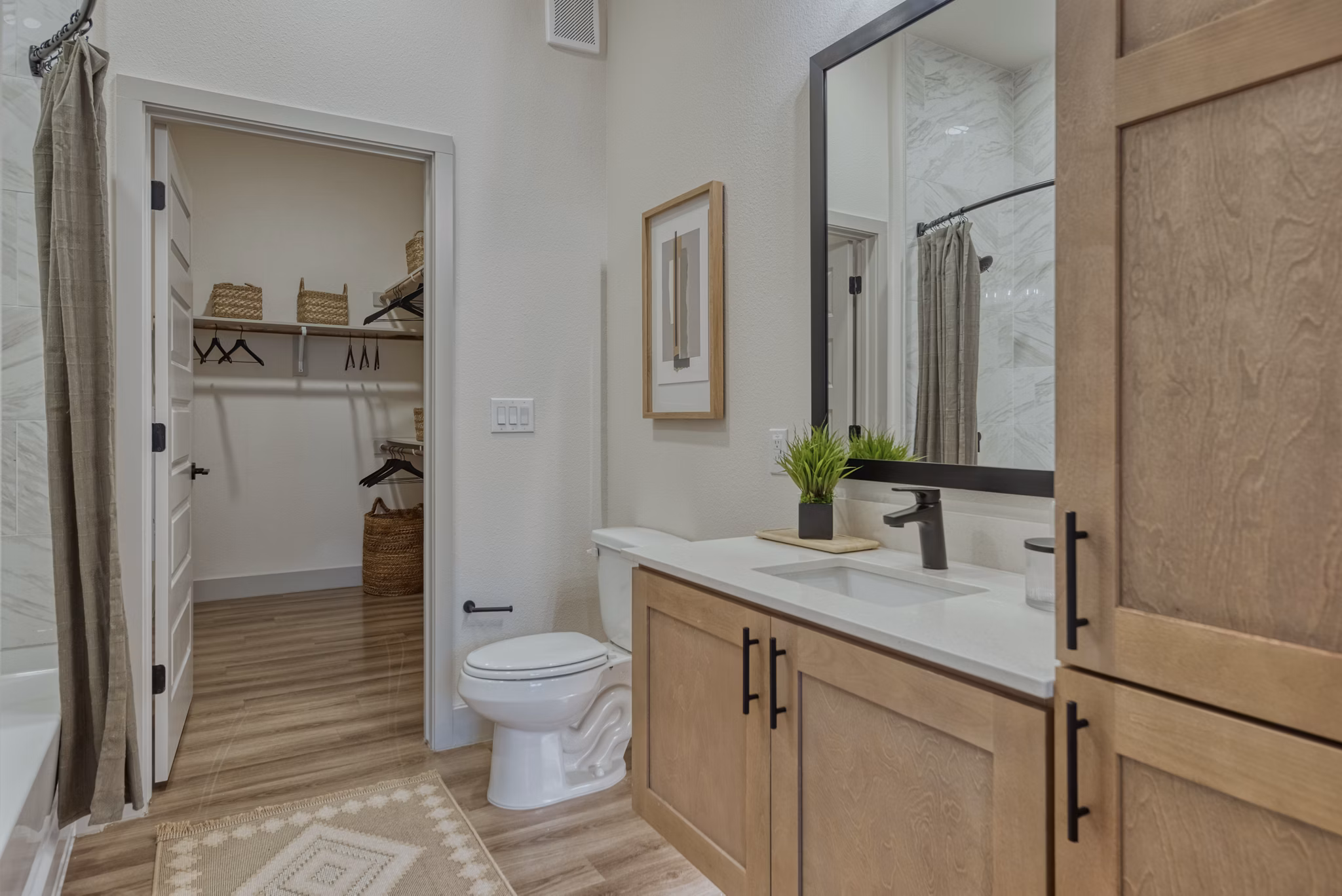 bathroom at Tacara at Steubing Heights Apartments