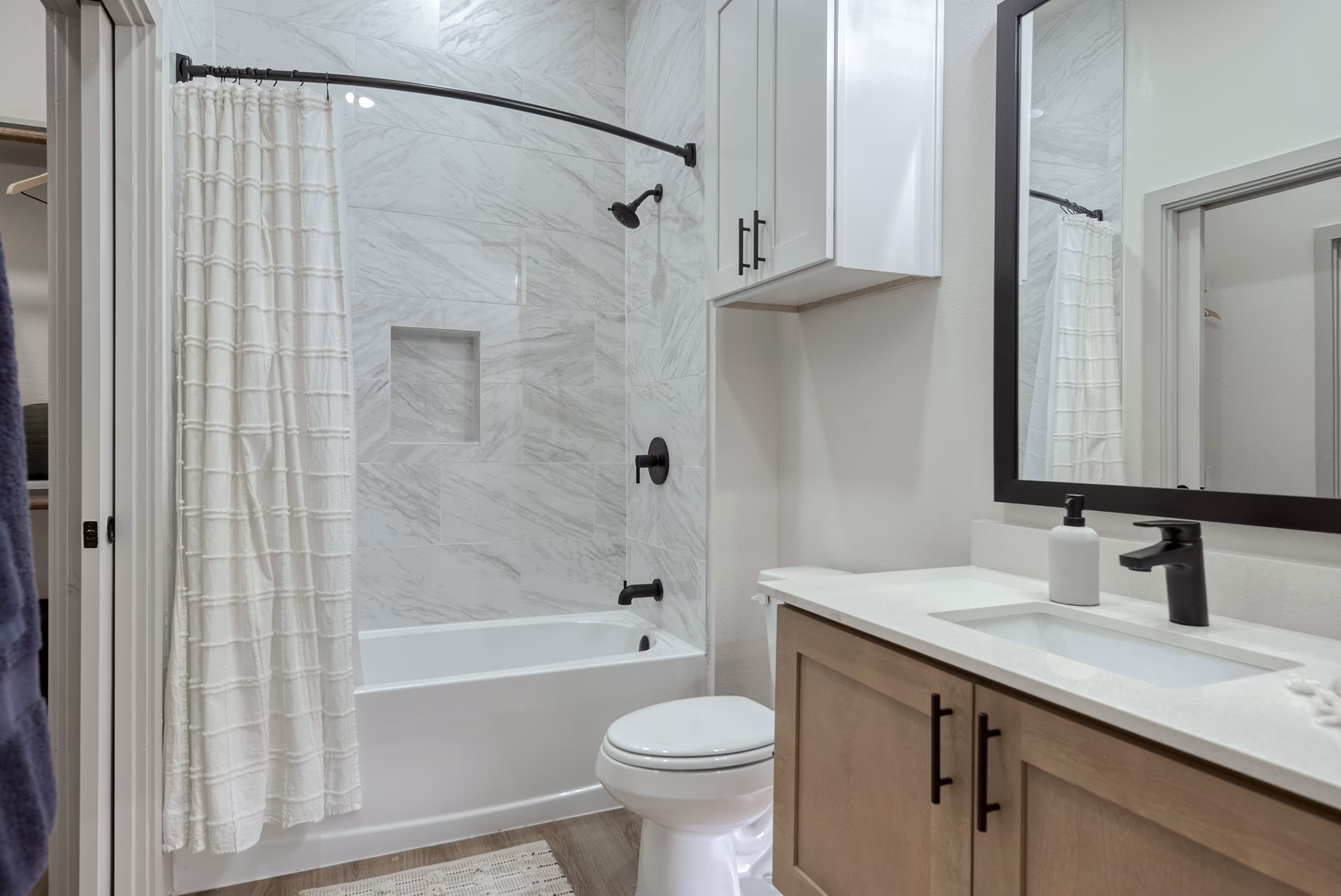 bathroom at Tacara at Steubing Heights Apartments