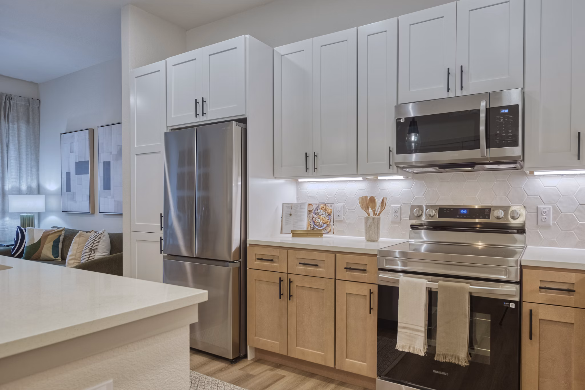 kitchen at Tacara at Steubing Heights Apartments