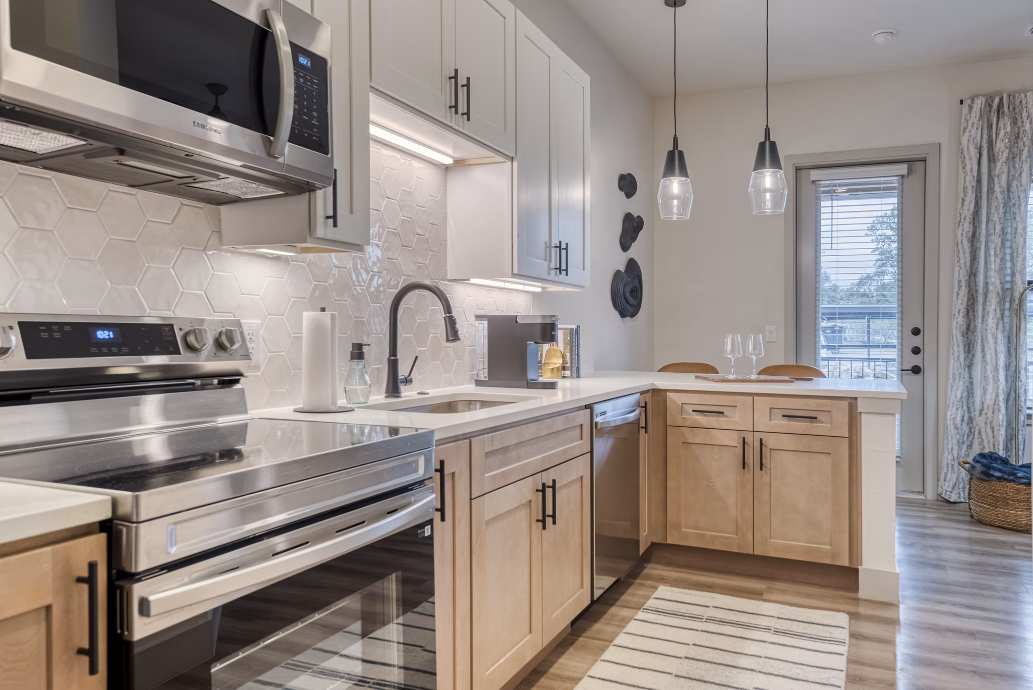 kitchen at Tacara at Steubing Heights Apartments