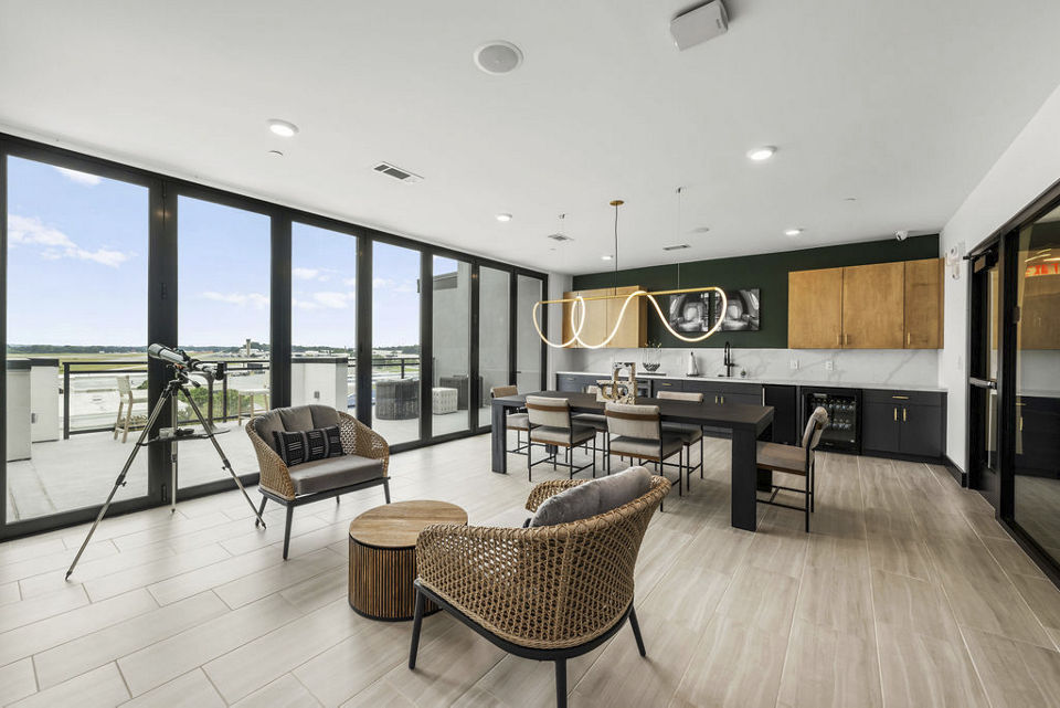 clubhouse at The Hawkins Apartments 