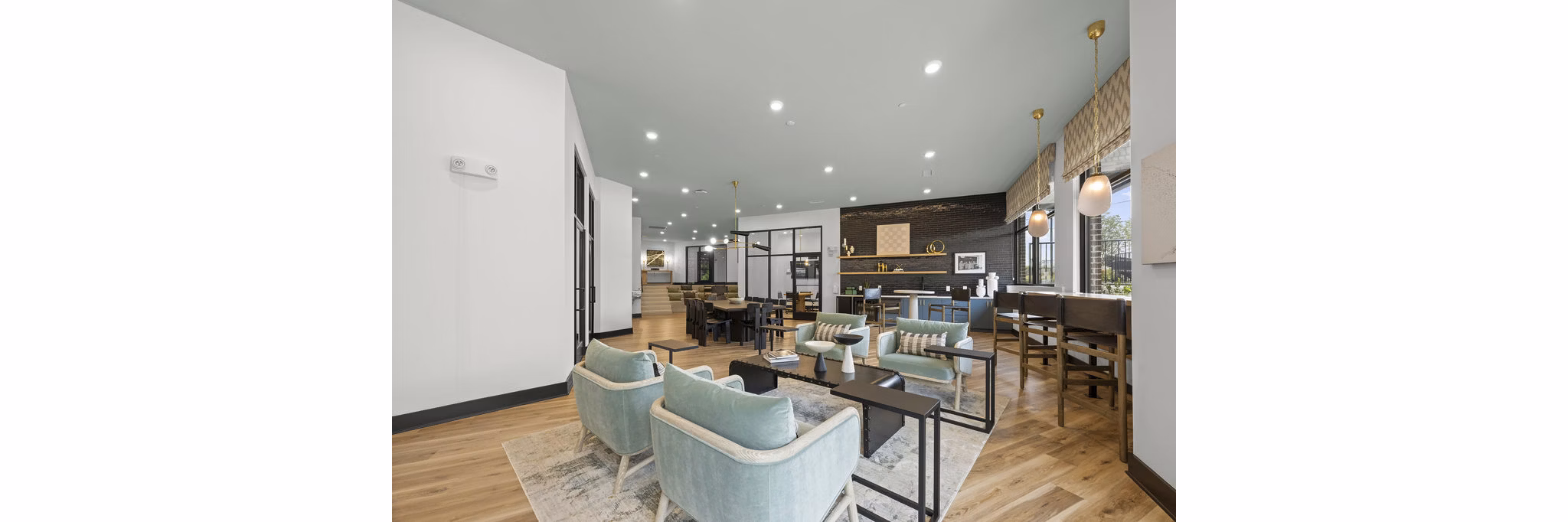 clubhouse at The Hawkins Apartments 