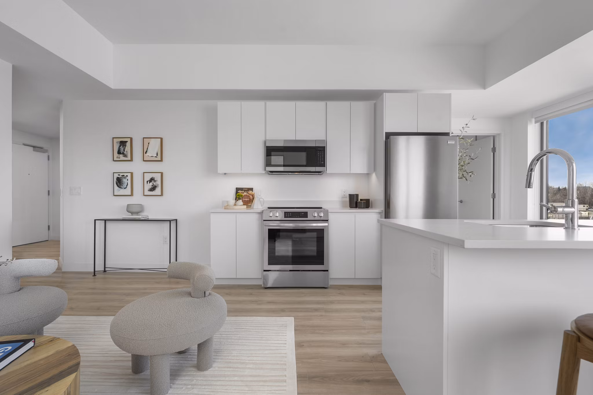 kitchen at Verra Apartments 