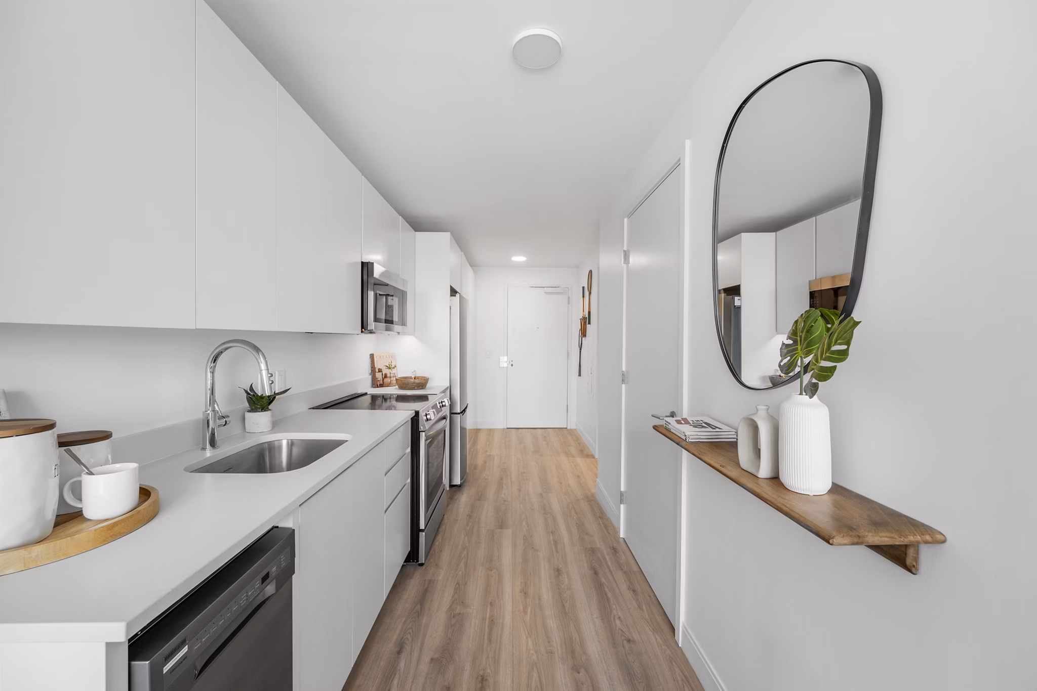 kitchen at Verra Apartments 