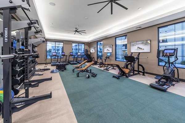 fitness center at Marlowe Peoria Place Apartments