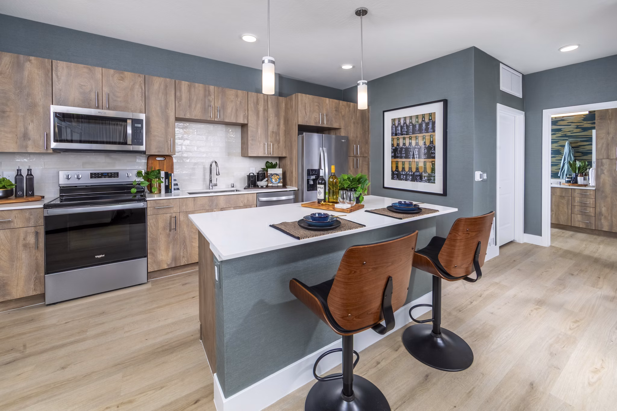 kitchen at Marlowe Peoria Place Apartments