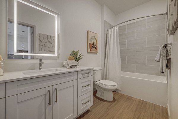 bathroom at Alta Stone at the Gateway Apartments