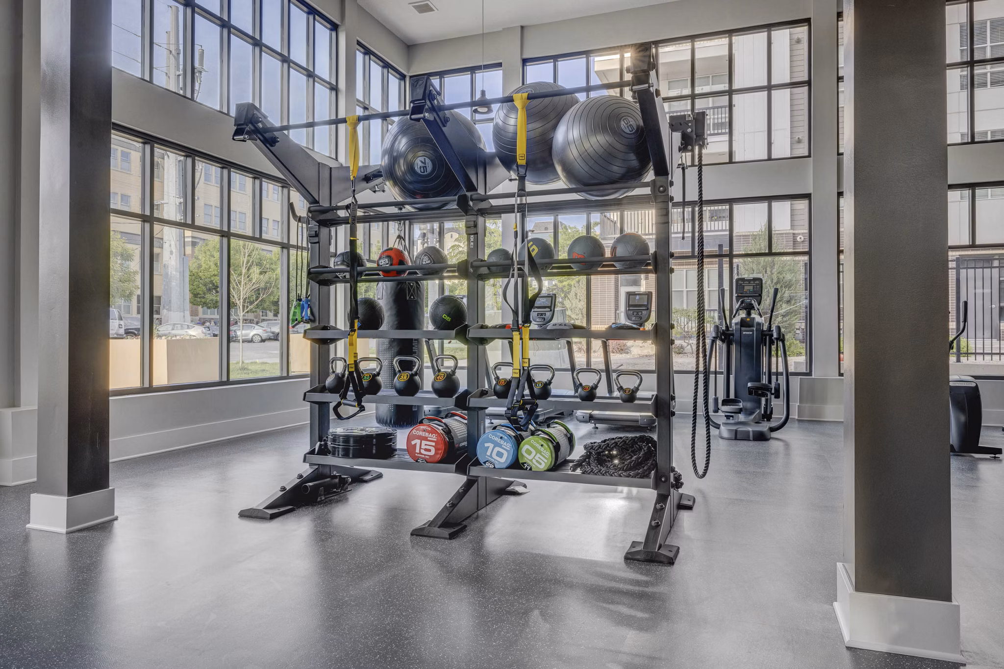 Fitness Center at Alta Stone at the Gateway Apartments