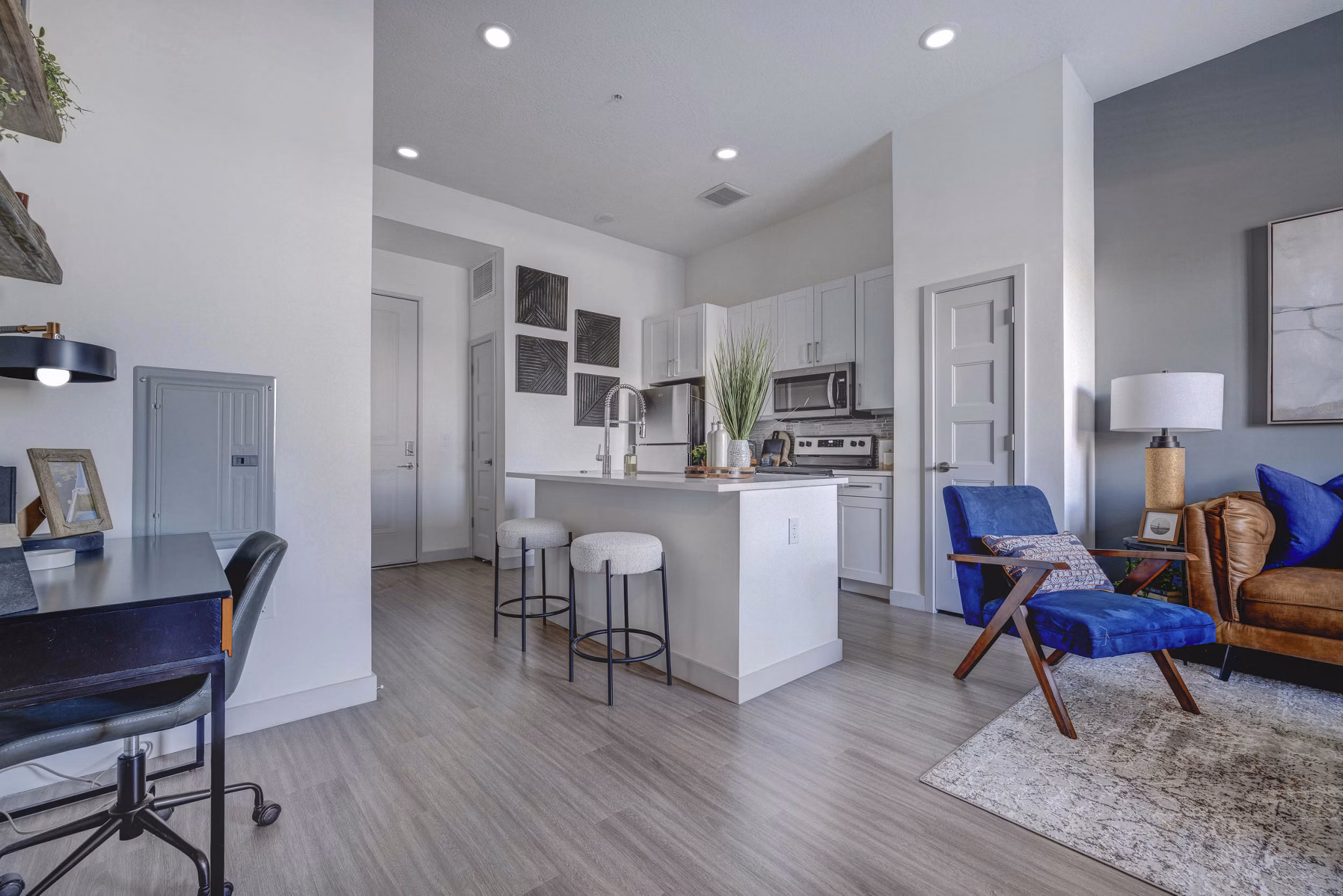 kitchen at Alta Stone at the Gateway Apartments