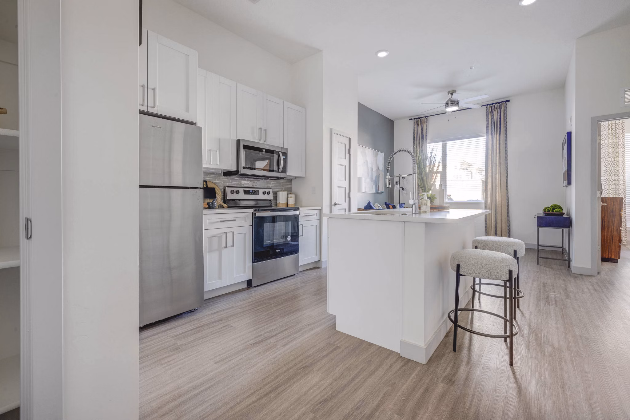 kitchen at Alta Stone at the Gateway Apartments