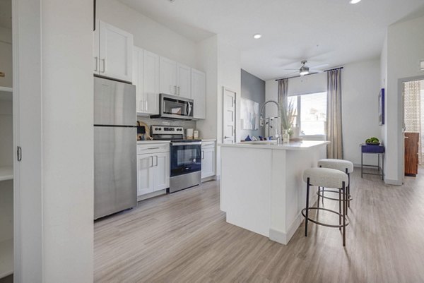 kitchen at Alta Stone at the Gateway Apartments