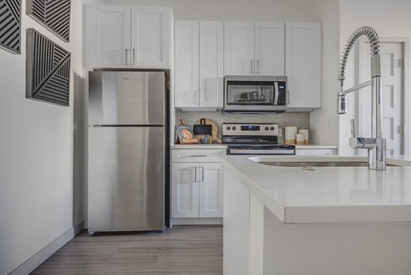 kitchen at Alta Stone at the Gateway Apartments