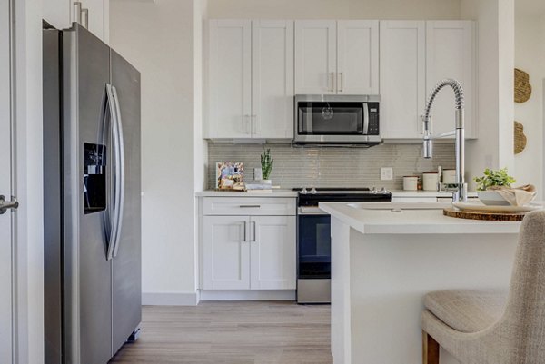kitchen at Alta Stone at the Gateway Apartments