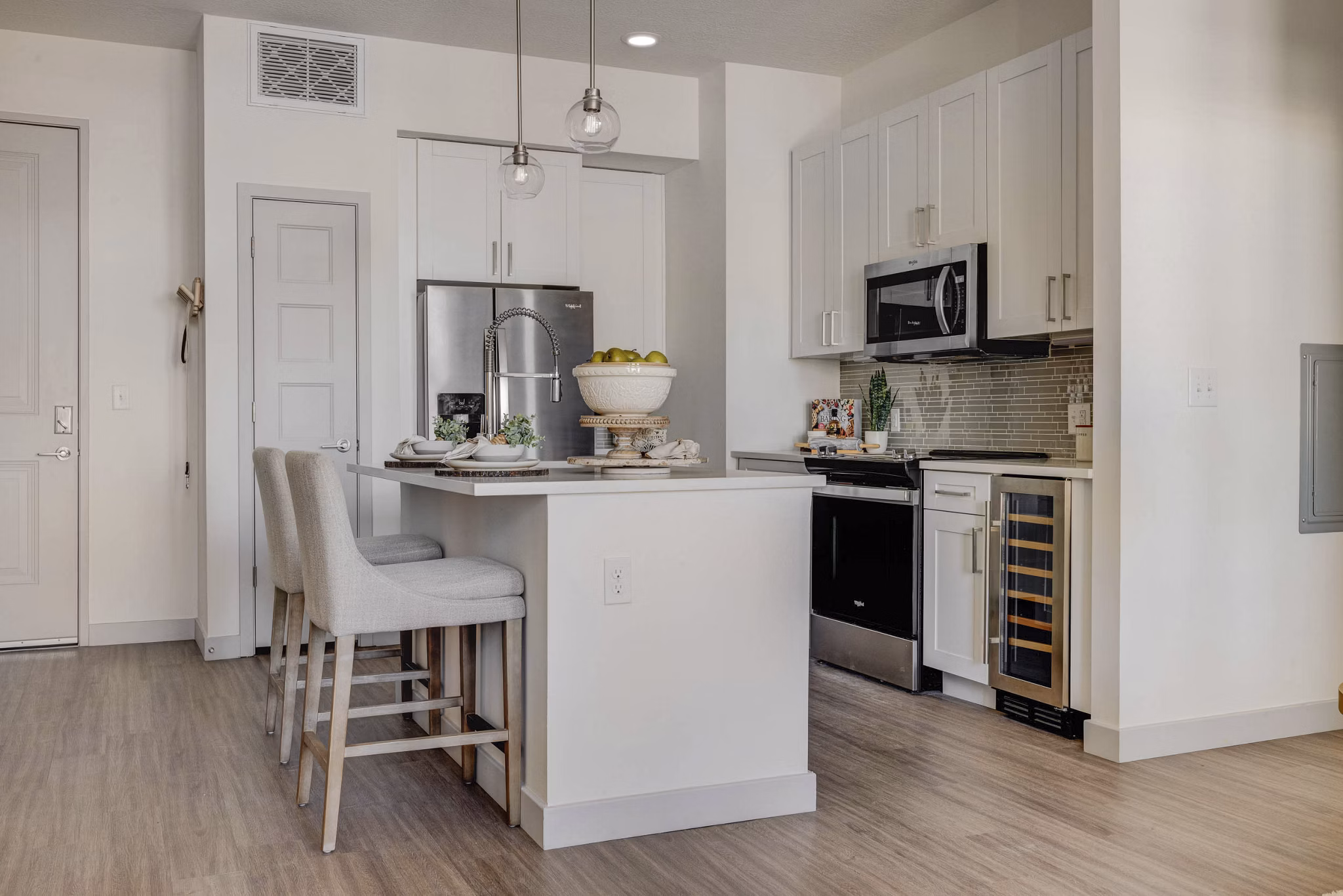 kitchen at Alta Stone at the Gateway Apartments