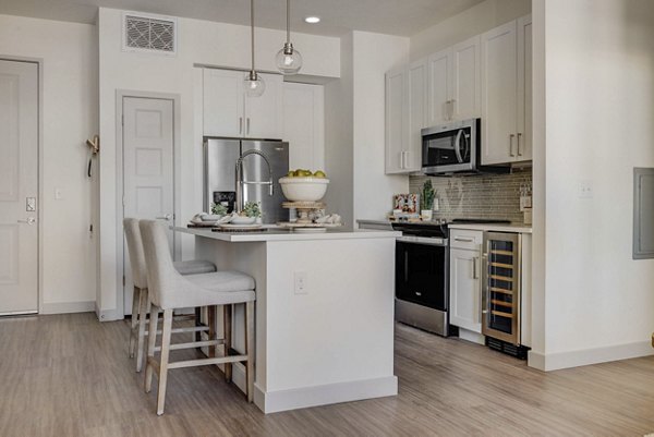 kitchen at Alta Stone at the Gateway Apartments