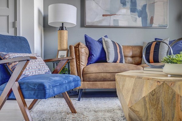 living room at Alta Stone at the Gateway Apartments