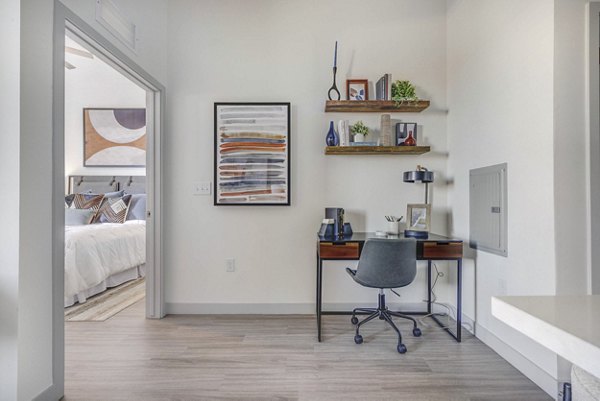 living room at Alta Stone at the Gateway Apartments