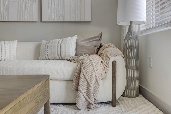 living room at Alta Stone at the Gateway Apartments
