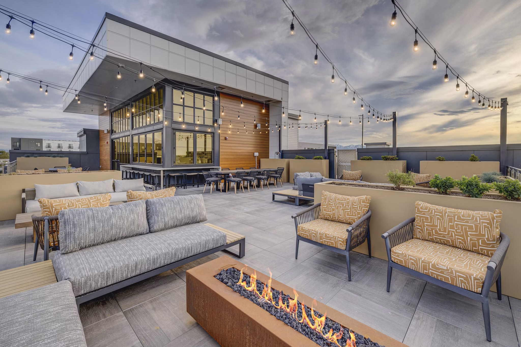 Patio at Alta Stone at the Gateway Apartments