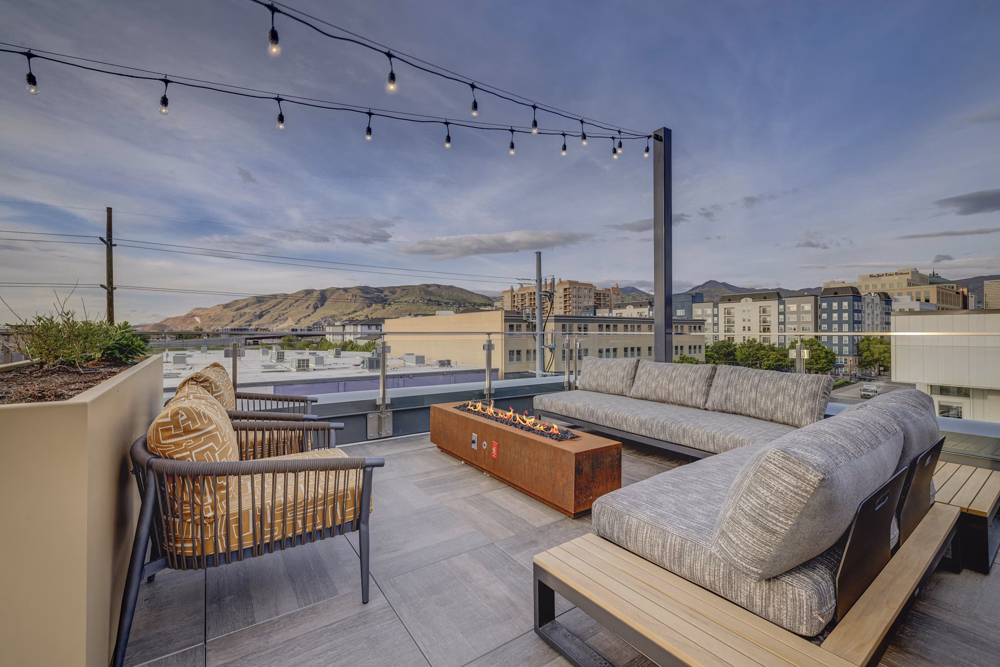 Patio at Alta Stone at the Gateway Apartments