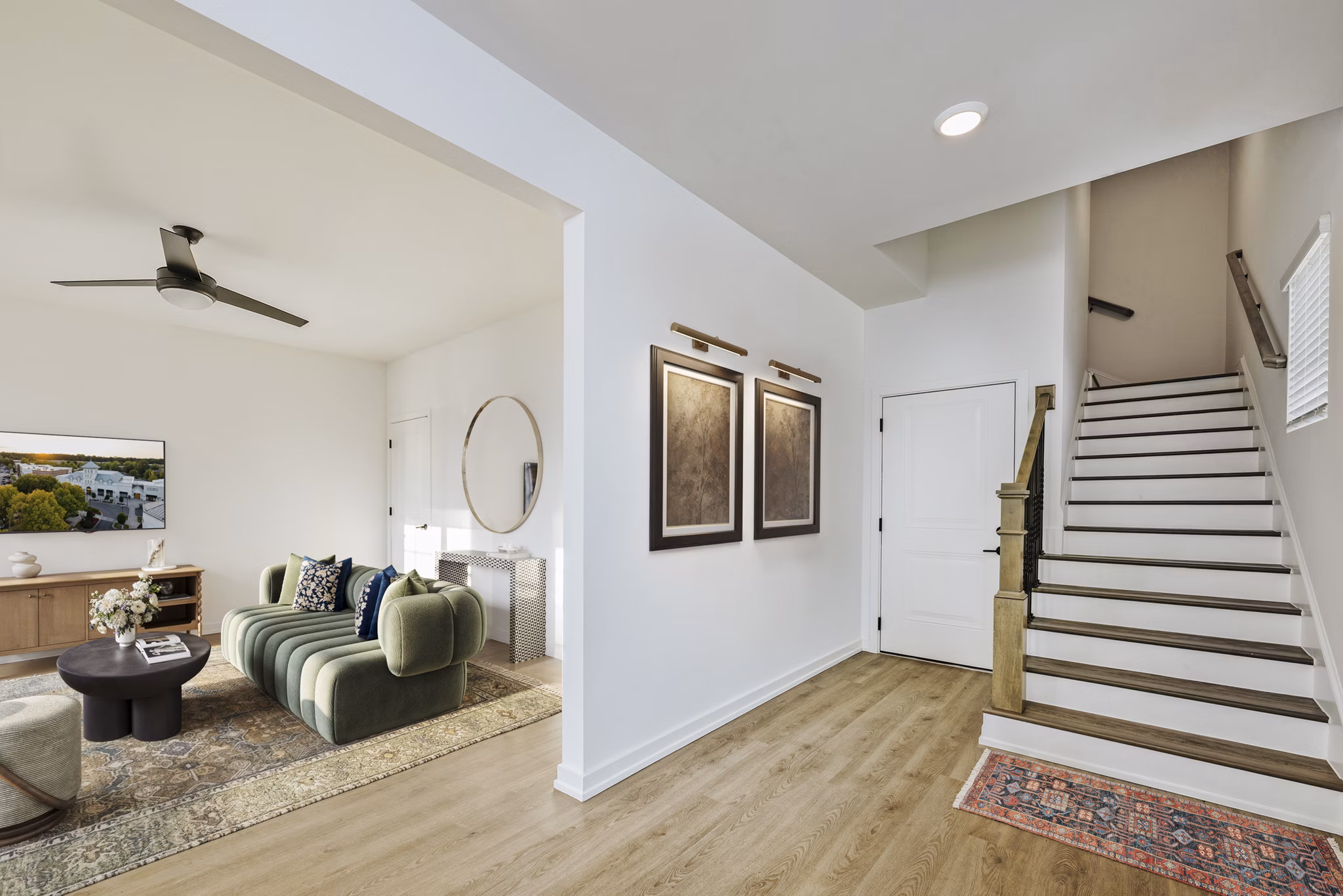 living room at Laurent Apartments