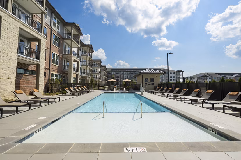 pool at Laurent Apartments