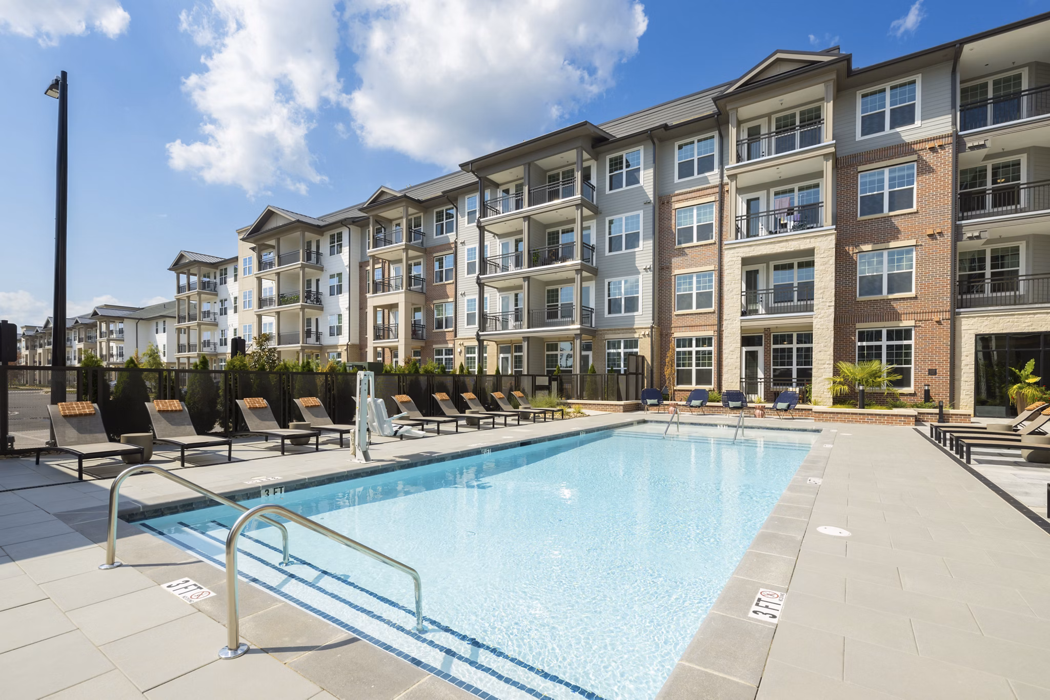 pool at Laurent Apartments