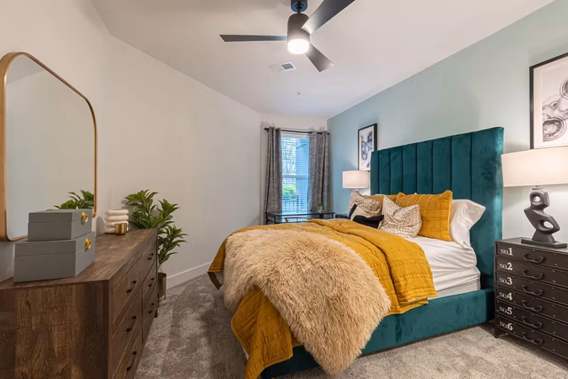 bedroom at Connection at Southside Apartments
