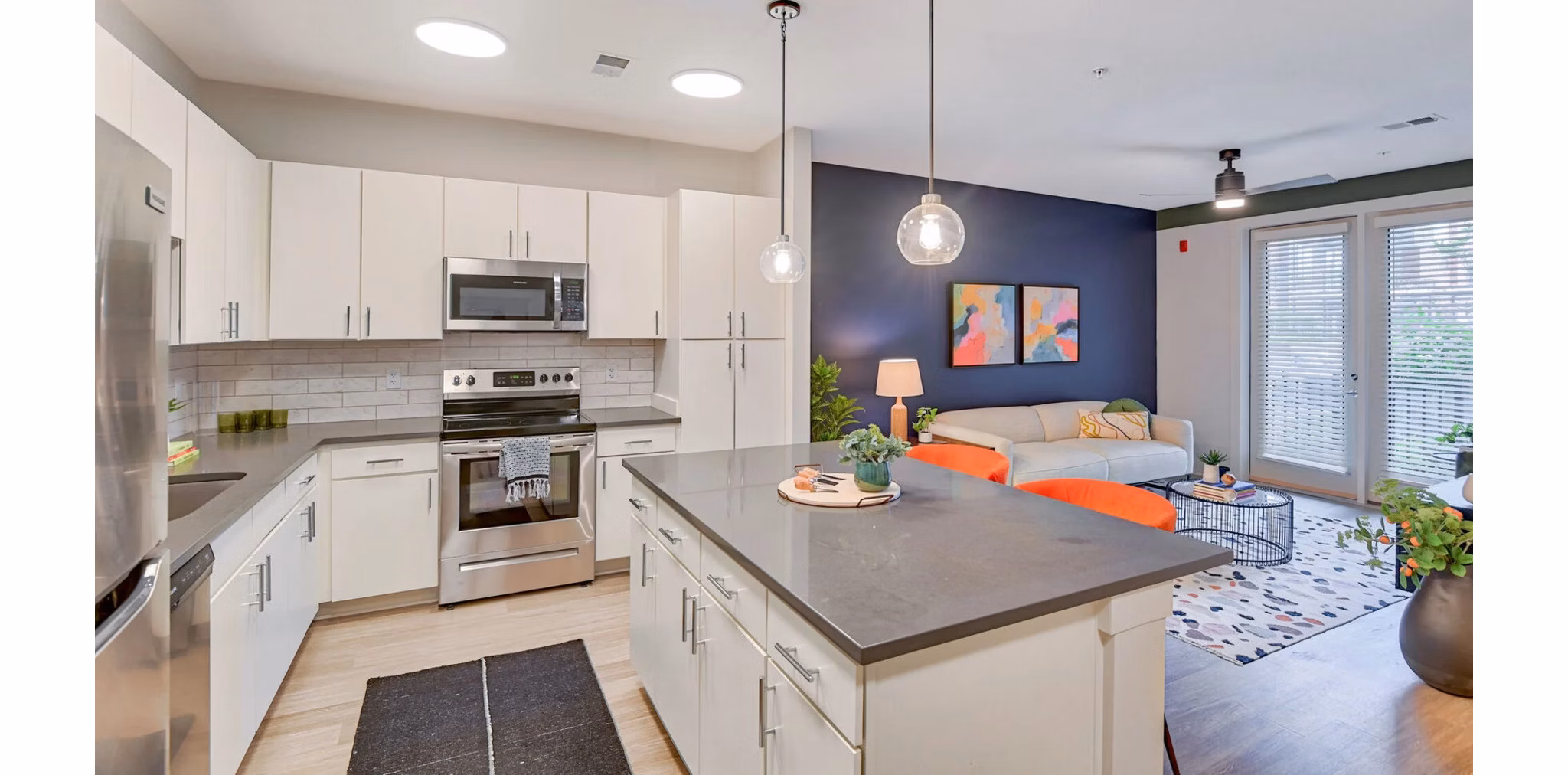 kitchen at Connection at Southside Apartments