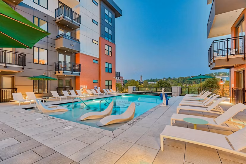 pool at Connection at Southside Apartments