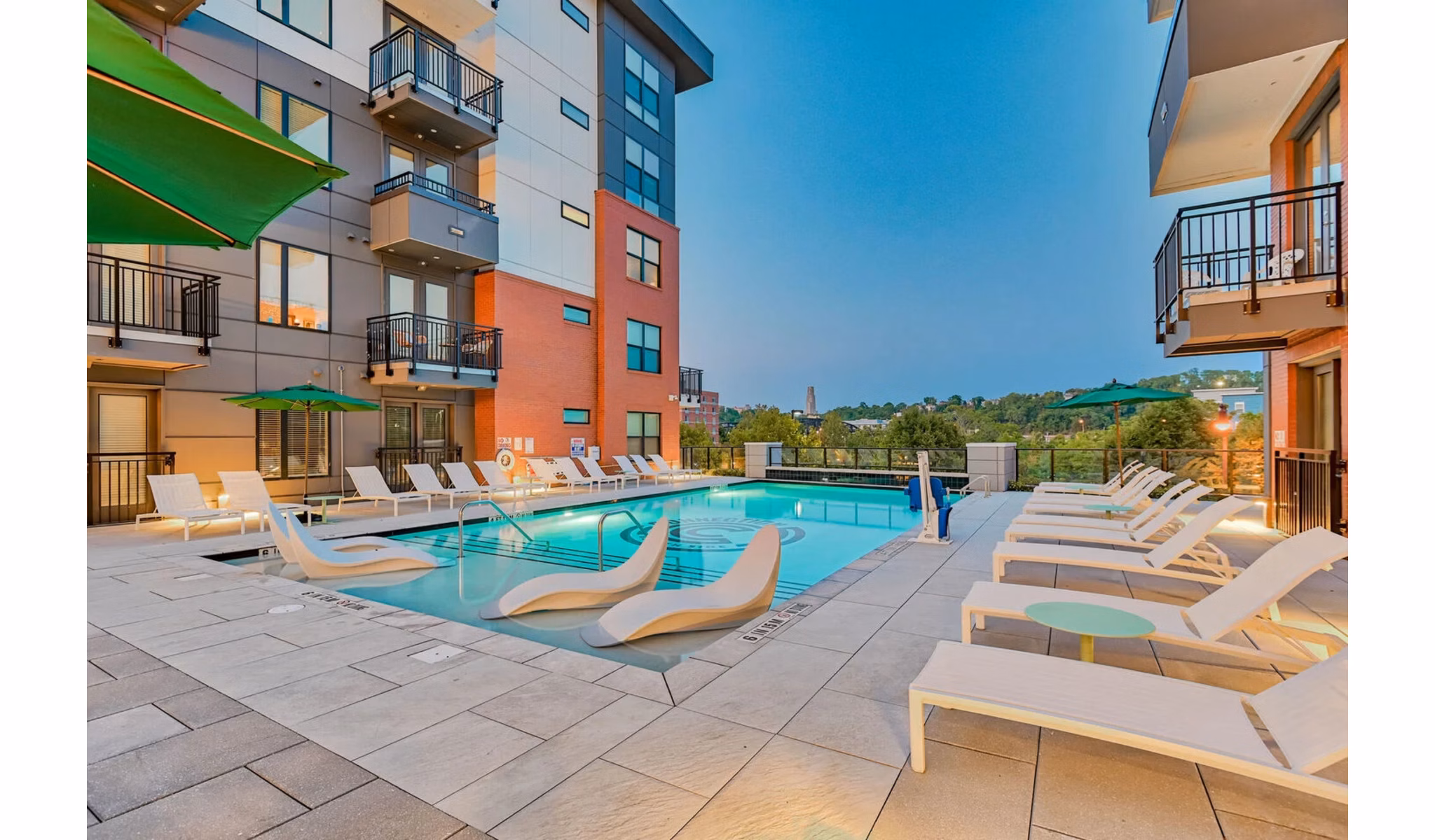 pool at Connection at Southside Apartments