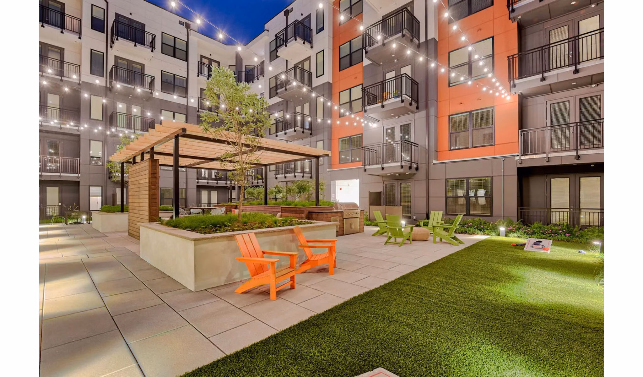 courtyard at Connection at Southside Apartments