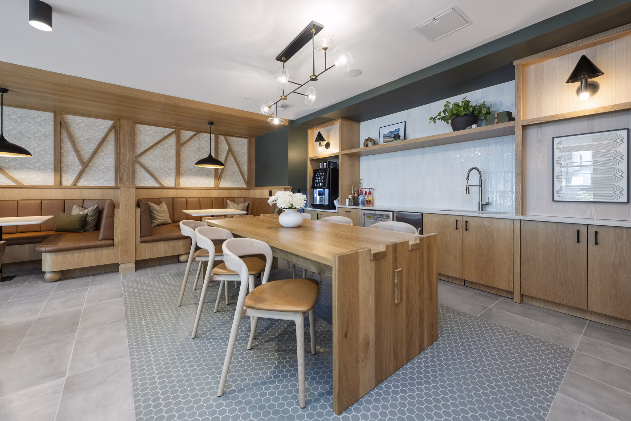 clubhouse at Alexan Moto Apartments 