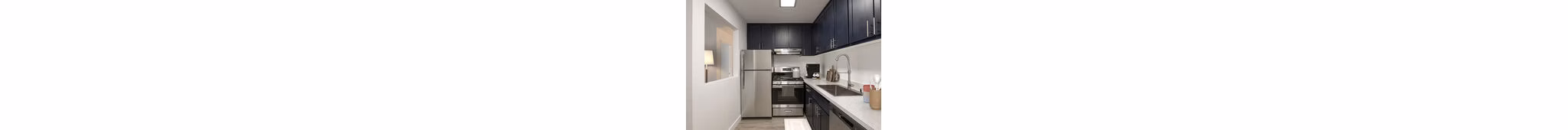 kitchen at Sixty 58 Apartments