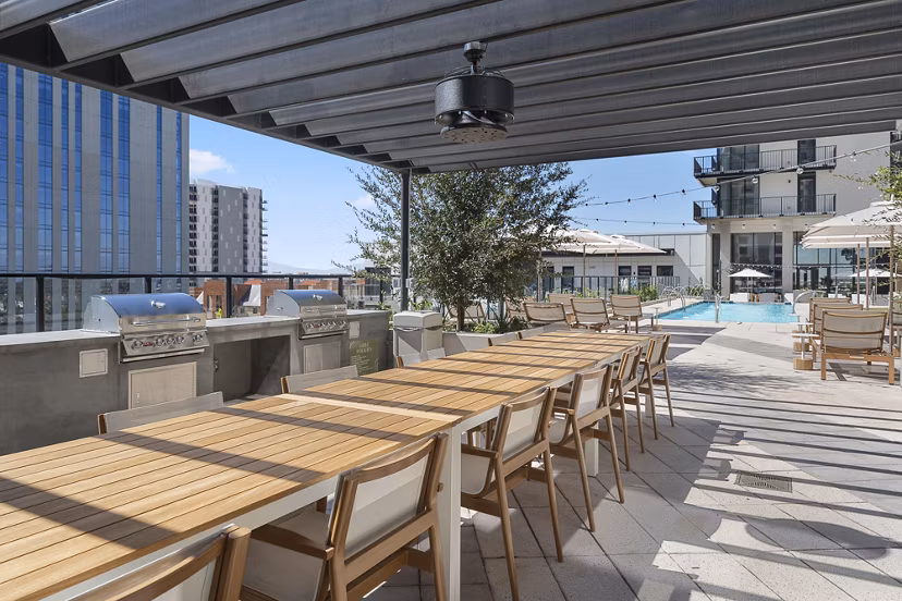patio at Saiya Apartments