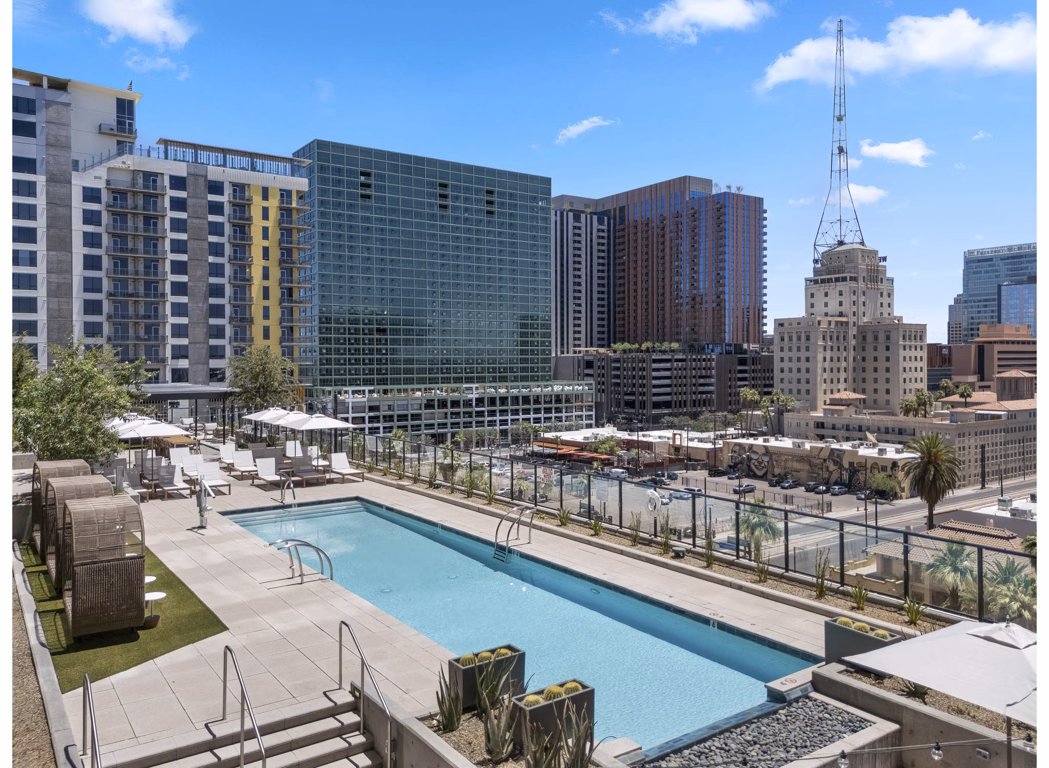 pool at Saiya Apartments 