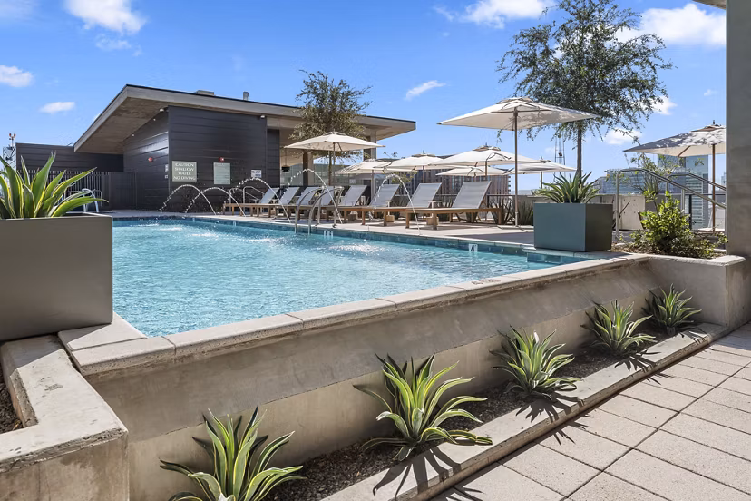 pool at Saiya Apartments