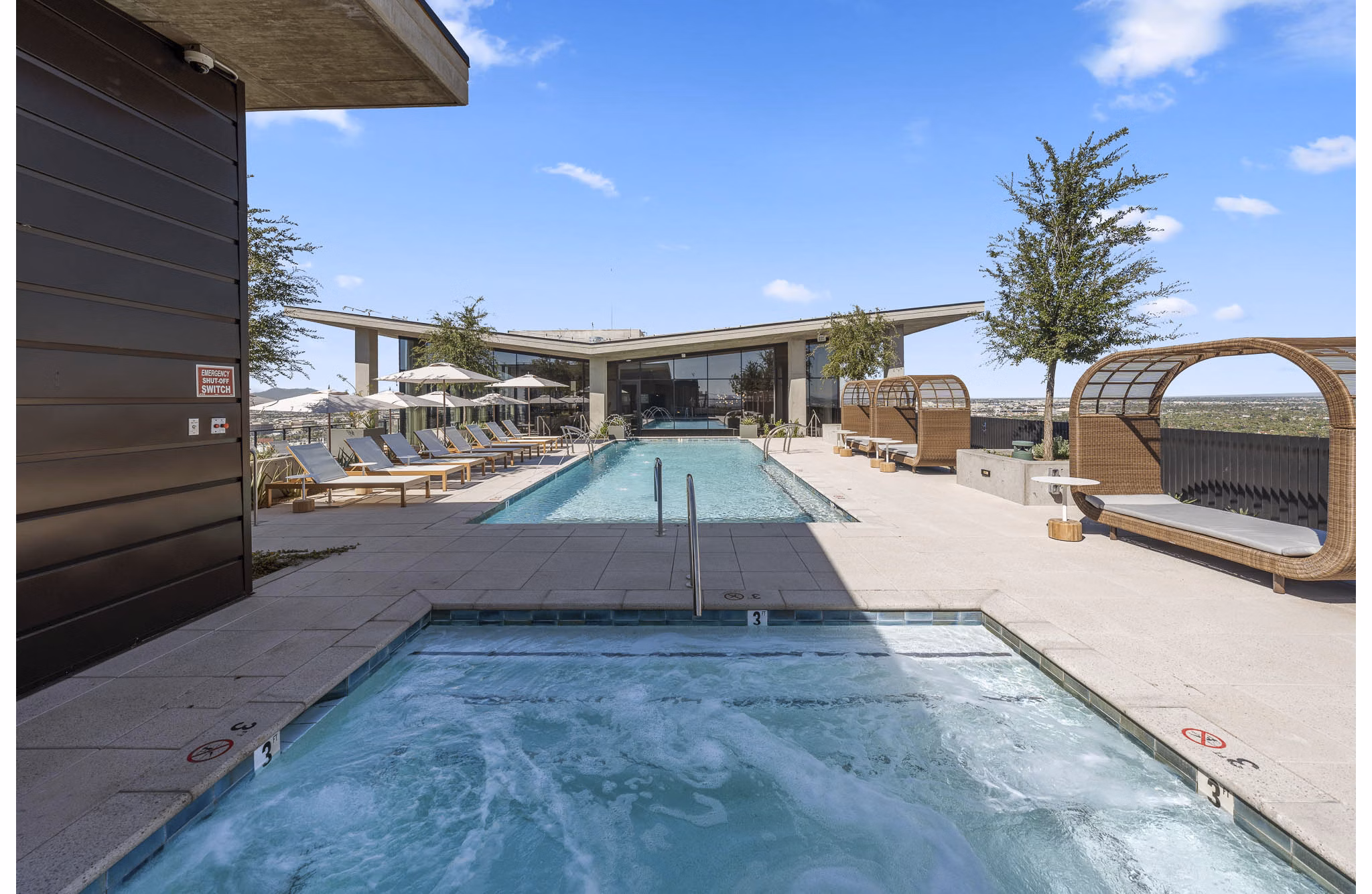 pool at Saiya Apartments