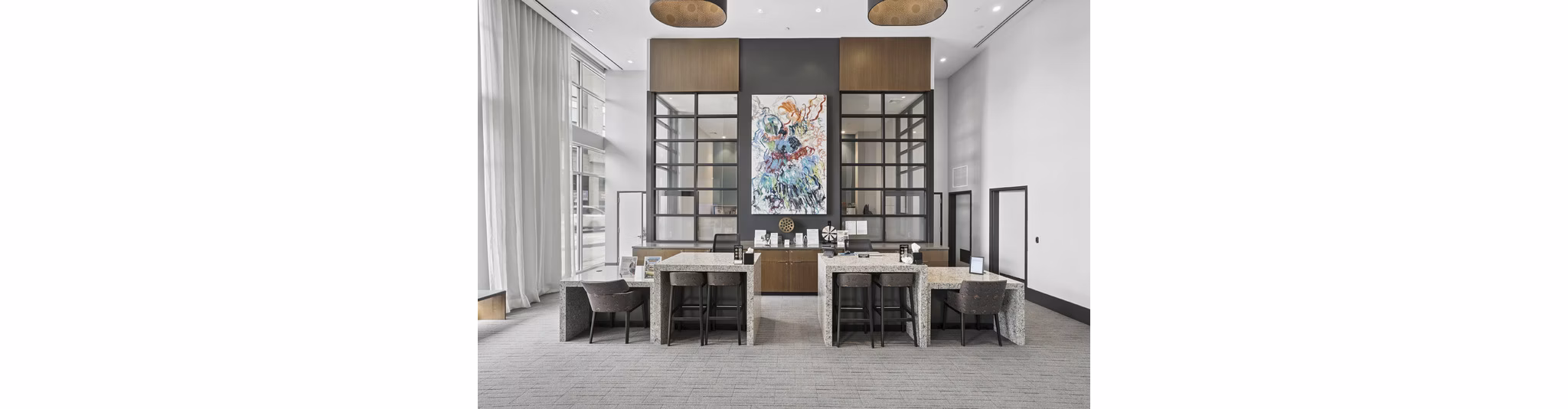clubhouse at The Daley at Shady Grove Apartments 