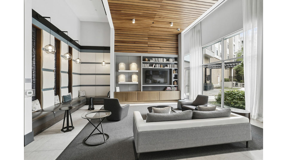game room at The Daley at Shady Grove Apartments