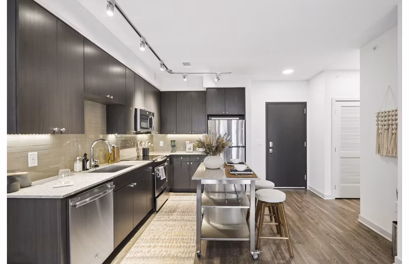 kitchen at The Daley at Shady Grove Apartments