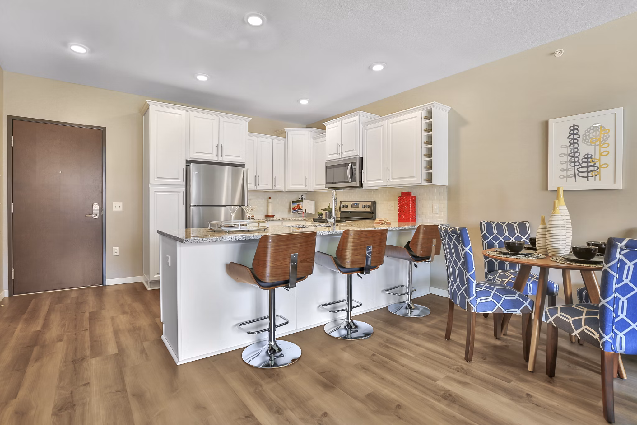 kitchen at 610 West Apartments