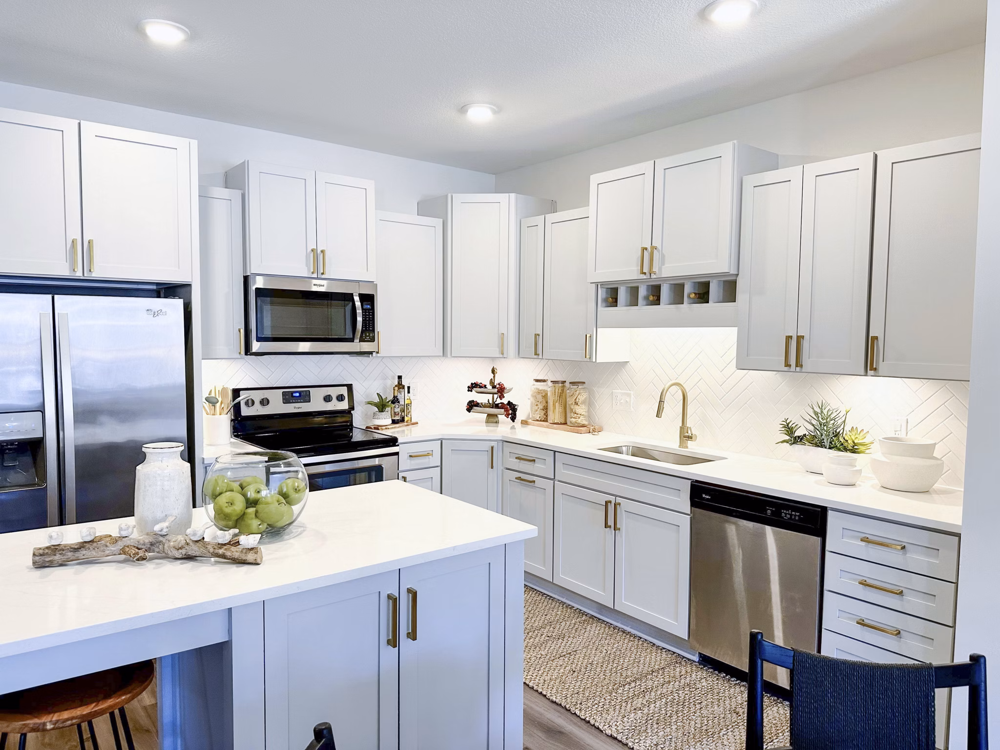 kitchen at 610 West Apartments
