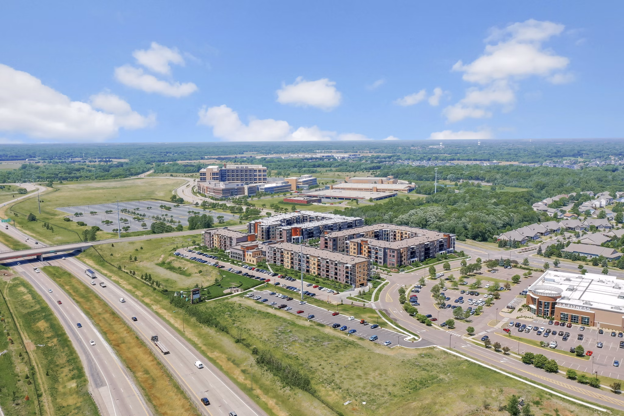 view at 610 West Apartments