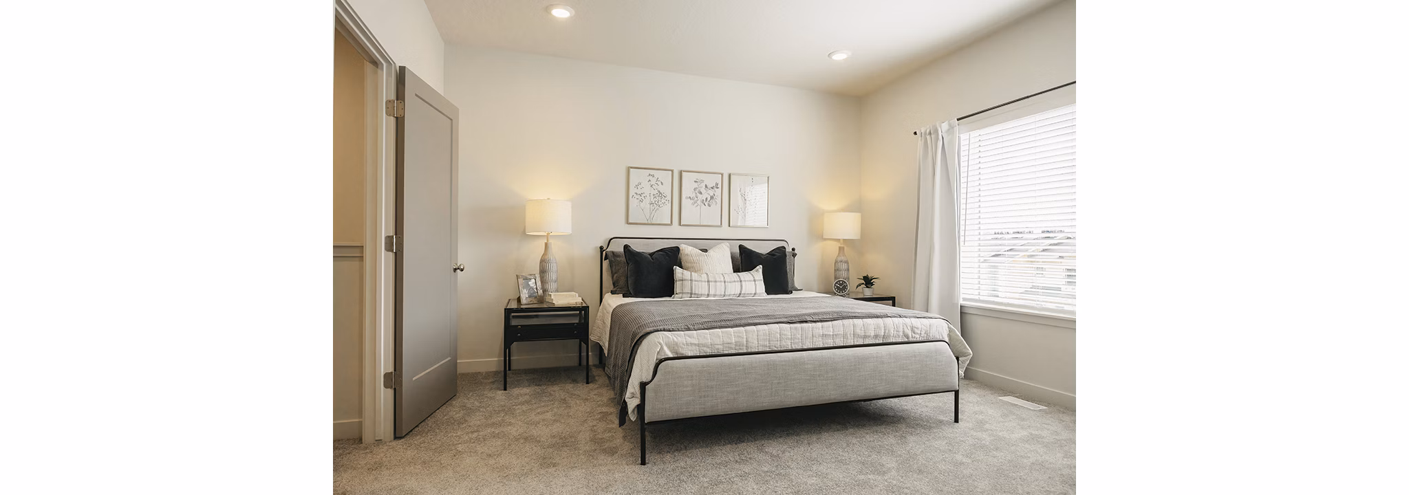 bedroom at Rise Apartments 