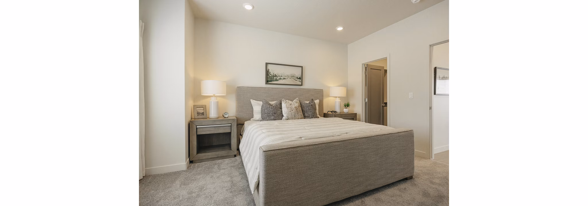 bedroom at Rise Apartments 