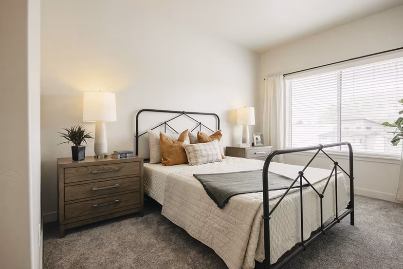 bedroom at Rise Apartments 