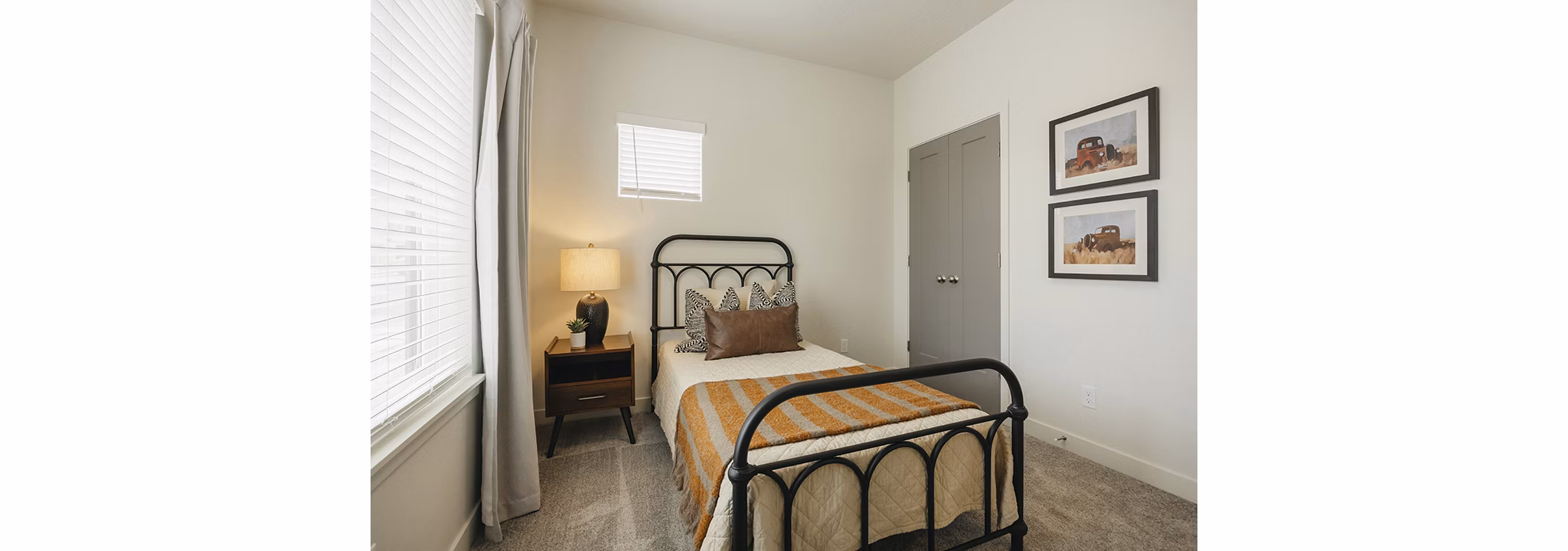 bedroom at Rise Apartments 