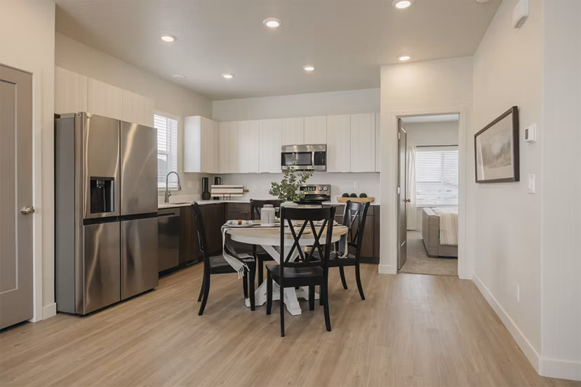 living room at Rise Apartments 
